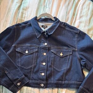 Express Deep Indigo Jean Jacket EUC XL